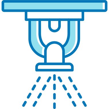 Su banyosu. Basit illüstrasyon