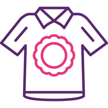 Tek bir izole simgenin vektör illüstrasyonu