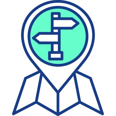 Uçak simgesinin vektör illüstrasyonu