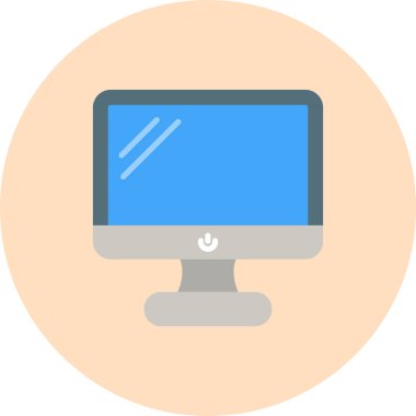 dizüstü bilgisayar web tasarımı simgesi, vektör illüstrasyonu