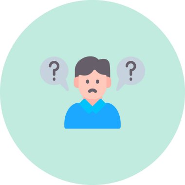 Soru işareti vektör illüstrasyonu