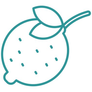 Taslak biçiminde taze karpuz meyve simgesi