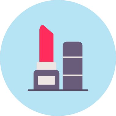 Ruj izi. Web simgesi basit illüstrasyon