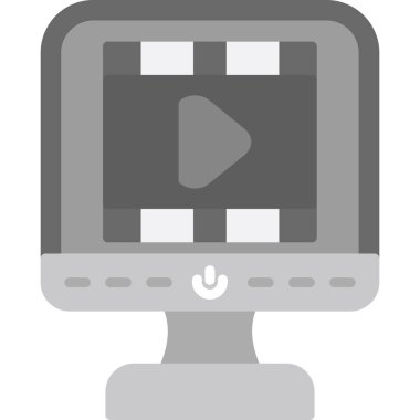 Kamera simgesi, basit vektör illüstrasyonu