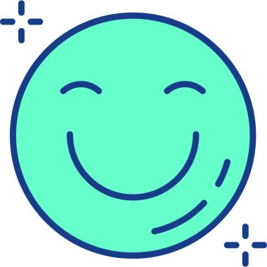 Gülümseme duygu simgesi simgesi - özet biçimi