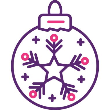 Yılbaşı ağacı. Basit resimleme