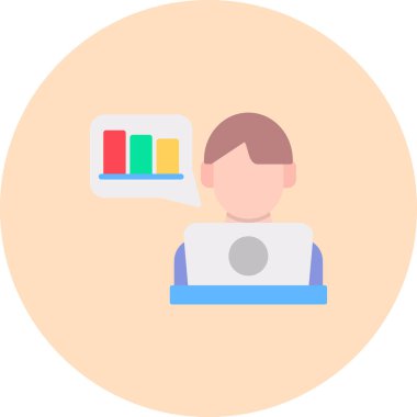 iş adamı vektör simgesi