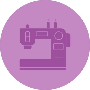 Dikiş makinesi, vektör illüstrasyonu