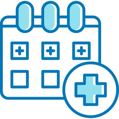 Sağlık hizmetleri sağlık ikonu ana hatları biçiminde