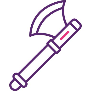 Kürek. Web simgesi basit illüstrasyon