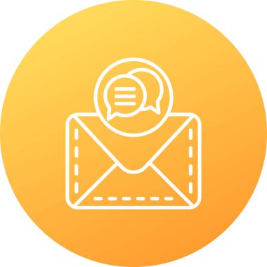 e- posta simgesi vektör illüstrasyonu