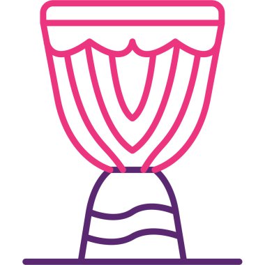 Beyaz arkaplandaki tek bir izole simgenin vektör çizimi