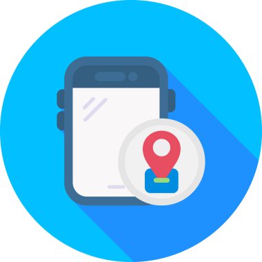 Harita konumu vektör simgesi