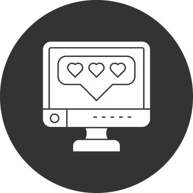 seo modern simgesinin vektör illüstrasyonu