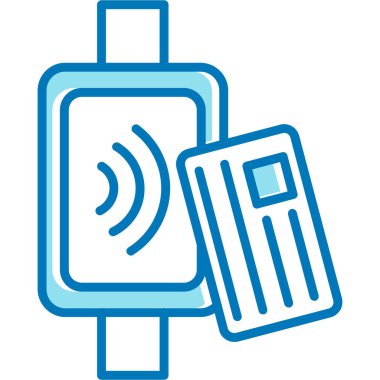 Kablosuz. Web simgesi basit illüstrasyon