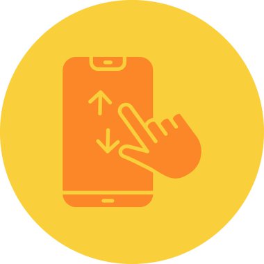 Akıllı telefon. Web simgesi basit illüstrasyon