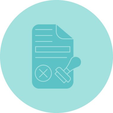 belge simgesi vektör illüstrasyonu