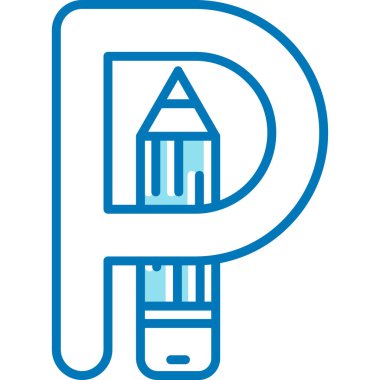 Park ediyor. Web simgesi basit tasarım