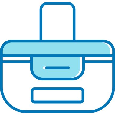 çanta çanta simgesi doldurulmuş taslak biçimi