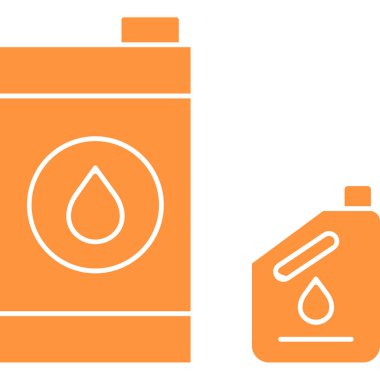 Sıvı ikonlu su şişesi. vektör illüstrasyonu