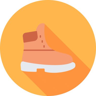 ayakkabı web simgesi basit illüstrasyon