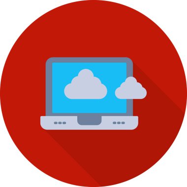 bulut hesaplama vektörü simgesi