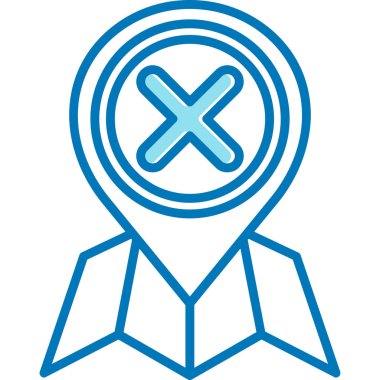 konum simgesi. özet vektör illüstrasyonu.