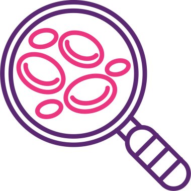 Bir büyüteçin vektör çizimi