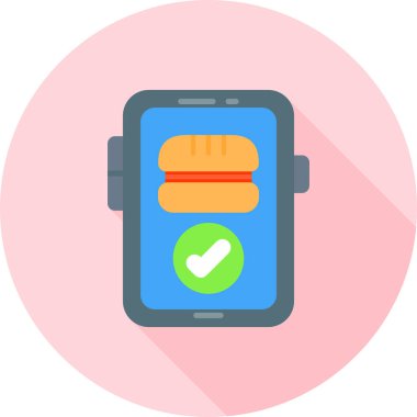 Hamburger mobil uygulama simgesi