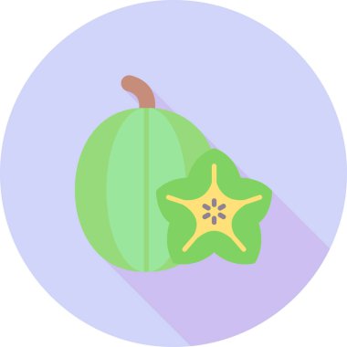 Meyve. Web simgesi basit illüstrasyon