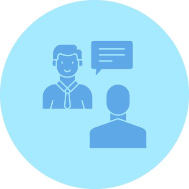 İş adamı. Basit illüstrasyon