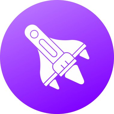 Uçak simgesi. Web tasarımı için basit bir uçak vektör simgesi çizimi