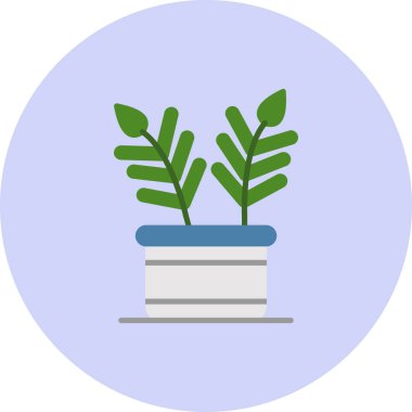 bitki simgesi vektör illüstrasyonu