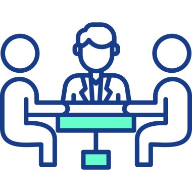 İnsan simgesinin vektör illüstrasyonu