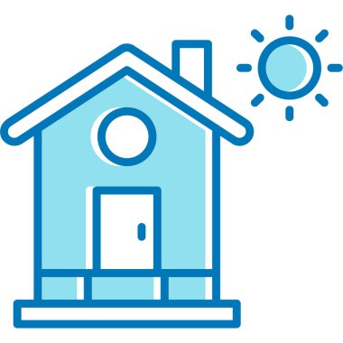 ev simgesi vektör illüstrasyonu