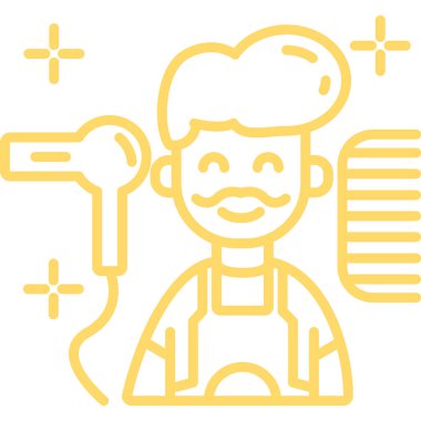 İngiliz anahtarı ve tornavida ikonu olan bir adam, taslak biçimi