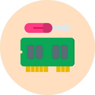 Çizgi film simgesinin vektör çizimi