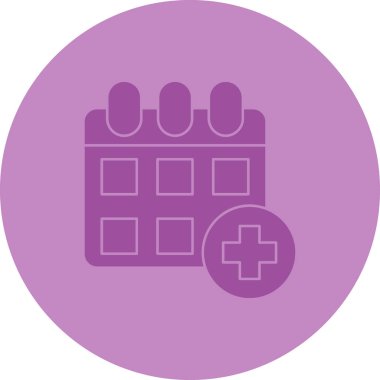 Hastane. Web simgesi basit illüstrasyon