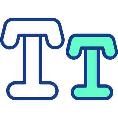 Modern b 'nin vektör illüstrasyonu kahve ikonundan yoksun