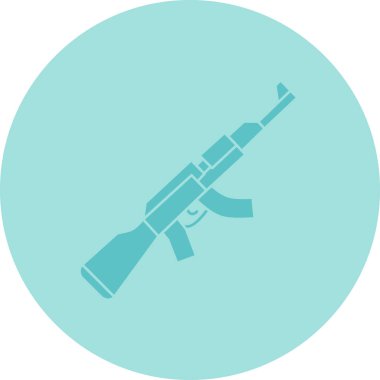 Silah ikonu. vektör illüstrasyonu