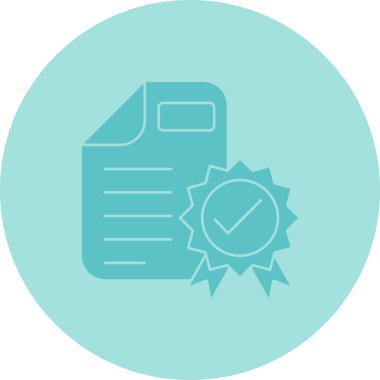 Belge simgesinin vektör illüstrasyonu