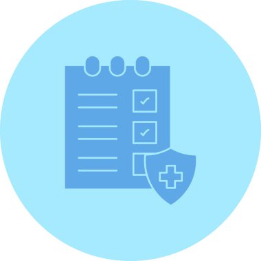 Kontrol listesi. Web simgesi basit illüstrasyon