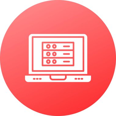 bilgisayar simgesi vektör illüstrasyonu