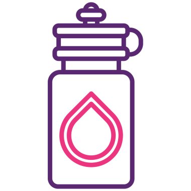 şişe simgesi vektör illüstrasyonu