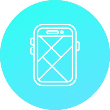 vektör cep telefon simgesi