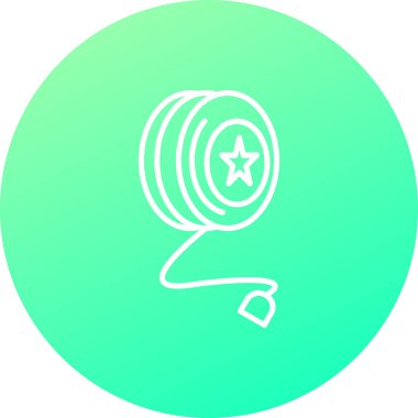 Modern oto tamir simgesinin vektör illüstrasyonu