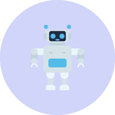 robot ikon vektör illüstrasyonu