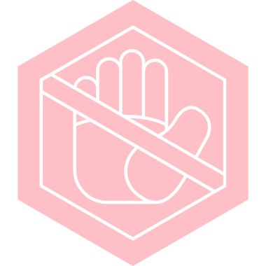 İşaret simgesi yok. vektör illüstrasyonu