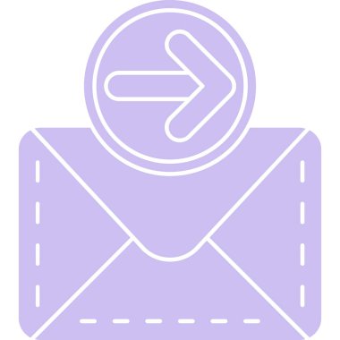 Posta Simgesi. Vektör İllüstrasyonu