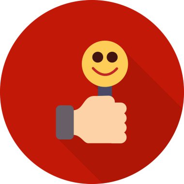 Beyaz arka planda izole edilmiş modaya uygun bir gülümseme simgesi. insanlar vektör tasarımı.